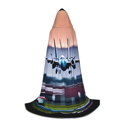 ZhanMg Fliegenflugzeug Kapuzenumhang - Rollenspiel Kostüm Cosplay - Vielseitiges Weihnachten Halloween Ostern Party Umhang Robe ZhanMg Fliegenflugzeug Kapuzenumhang - Rollenspiel Kostüm Cosplay - Vielseitiges Weihnachten Halloween Ostern Party Umhang Robe von ZhanMg