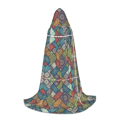 ZhanMg Hintergrund Geometrie Kapuzenumhang - Ideal für Cosplay, Halloween, Ostern - Bequemer Umhang Robe für Bühnenkostüme ZhanMg Hintergrund Geometrie Kapuzenumhang - Ideal für Cosplay, Halloween, Ostern - Bequemer Umhang Robe für Bühnenkostüme von ZhanMg