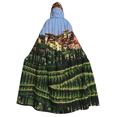 ZhanMg Italien-toskanischer Kapuzenumhang für Erwachsene - Cosplay Weihnachten Umhang Robe für Halloween, Ostern, Karneval, Partys, Maskerade von ZhanMg