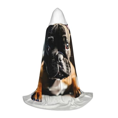 ZhanMg Kapuzenumhang Französische Bulldogge - Ideal für Cosplay, Halloween, Ostern - Bequemer Umhang Robe für Bühnenkostüme ZhanMg Kapuzenumhang Französische Bulldogge - Ideal für Cosplay, Halloween, Ostern - Bequemer Umhang Robe für Bühnenkostüme von ZhanMg