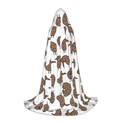ZhanMg Kiwi Birds Niedlicher Kapuzenumhang - Ideal für Cosplay, Halloween, Ostern - Bequemer Umhang Robe für Bühnenkostüme ZhanMg Kiwi Birds Niedlicher Kapuzenumhang - Ideal für Cosplay, Halloween, Ostern - Bequemer Umhang Robe für Bühnenkostüme von ZhanMg