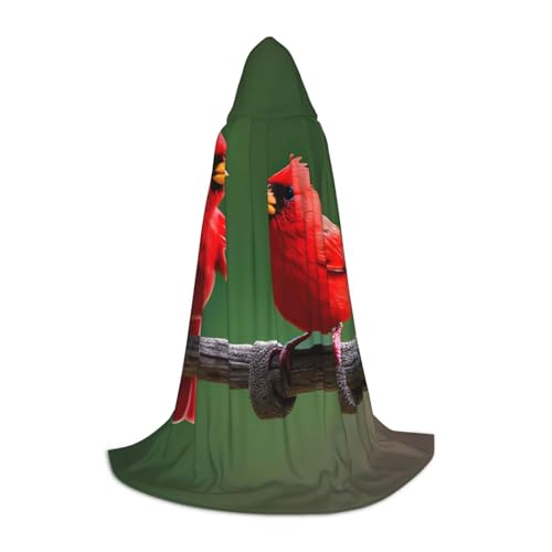 ZhanMg Rote Vögel Kapuzenumhang - Ideal für Cosplay, Halloween, Ostern - Bequemer Umhang Robe für Bühnenkostüme ZhanMg Rote Vögel Kapuzenumhang - Ideal für Cosplay, Halloween, Ostern - Bequemer Umhang Robe für Bühnenkostüme von ZhanMg