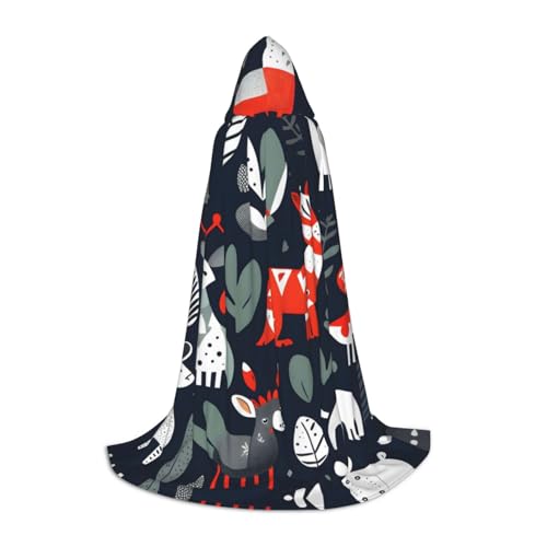 ZhanMg Skandinavische Tiere Kapuzenumhang - Ideal für Cosplay, Halloween, Ostern - Bequemer Umhang Robe für Bühnenkostüme ZhanMg Skandinavische Tiere Kapuzenumhang - Ideal für Cosplay, Halloween, Ostern - Bequemer Umhang Robe für Bühnenkostüme von ZhanMg