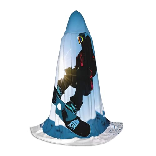 ZhanMg Snowboard Bild Kapuzenumhang - Ideal für Cosplay, Halloween, Ostern - Bequemer Umhang Robe für Bühnenkostüme ZhanMg Snowboard Bild Kapuzenumhang - Ideal für Cosplay, Halloween, Ostern - Bequemer Umhang Robe für Bühnenkostüme von ZhanMg