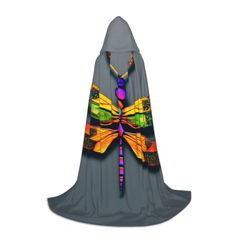 ZhanMg Süße Libelle Kapuzenumhang - Ideal für Cosplay, Halloween, Ostern - Bequemer Umhang Robe für Bühnenkostüme von ZhanMg