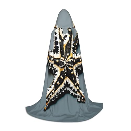 ZhanMg Süße Seesterne Kapuzenumhang - Rollenspiel Kostüm Cosplay - Vielseitiges Weihnachten Halloween Ostern Party Umhang Robe ZhanMg Süße Seesterne Kapuzenumhang - Rollenspiel Kostüm Cosplay - Vielseitiges Weihnachten Halloween Ostern Party Umhang Robe von ZhanMg