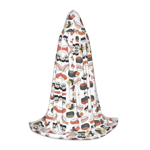 ZhanMg Sushi Kapuzenumhang - Ideal für Cosplay, Halloween, Ostern - Bequemer Umhang Robe für Bühnenkostüme ZhanMg Sushi Kapuzenumhang - Ideal für Cosplay, Halloween, Ostern - Bequemer Umhang Robe für Bühnenkostüme von ZhanMg