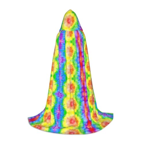 ZhanMg Tie Dye Kapuzenumhang - Ideal für Cosplay, Halloween, Ostern - Bequemer Umhang Robe für Bühnenkostüme ZhanMg Tie Dye Kapuzenumhang - Ideal für Cosplay, Halloween, Ostern - Bequemer Umhang Robe für Bühnenkostüme von ZhanMg