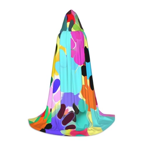 ZhanMg Umhang mit Kapuze und Hundepfoten, ideal für Cosplay, Halloween, Ostern, bequemer Umhang für Bühnenkostüme ZhanMg Umhang mit Kapuze und Hundepfoten, ideal für Cosplay, Halloween, Ostern, bequemer Umhang für Bühnenkostüme von ZhanMg