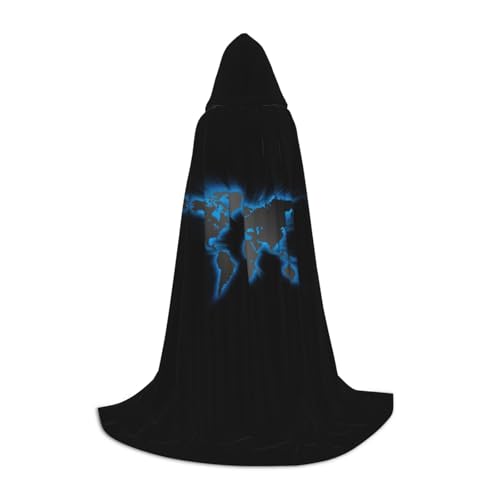 ZhanMg Weltkarte Kapuzenumhang - Rollenspiel Kostüm Cosplay - Vielseitig Weihnachten Halloween Ostern Party Umhang Robe ZhanMg Weltkarte Kapuzenumhang - Rollenspiel Kostüm Cosplay - Vielseitig Weihnachten Halloween Ostern Party Umhang Robe von ZhanMg