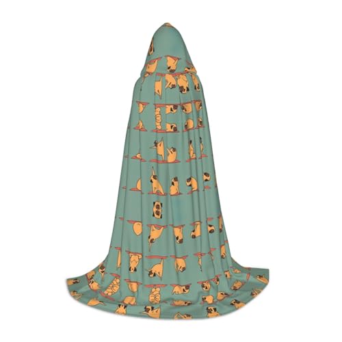 ZhanMg Yoga Mops Kapuzenumhang - Ideal für Cosplay, Halloween, Ostern - Bequemer Umhang Robe für Bühnenkostüme ZhanMg Yoga Mops Kapuzenumhang - Ideal für Cosplay, Halloween, Ostern - Bequemer Umhang Robe für Bühnenkostüme von ZhanMg