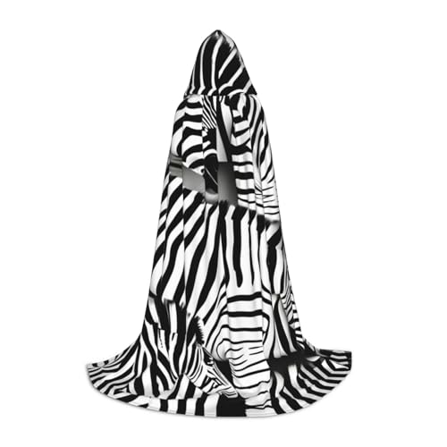 ZhanMg Zebra Kapuzenumhang - Ideal für Cosplay, Halloween, Ostern - Bequemer Umhang Robe für Bühnenkostüme ZhanMg Zebra Kapuzenumhang - Ideal für Cosplay, Halloween, Ostern - Bequemer Umhang Robe für Bühnenkostüme von ZhanMg