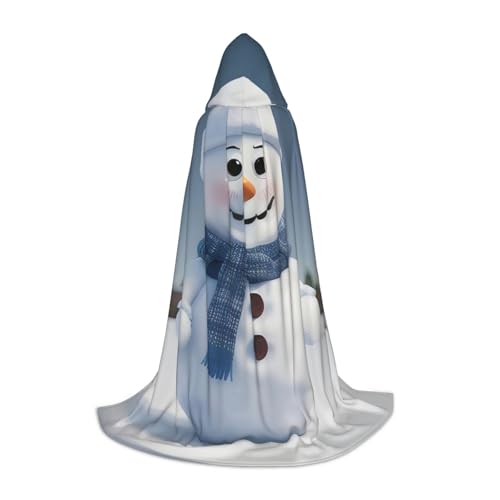 Zhangm Niedlicher Schneemann Parrern Unisex Kapuzenumhang - Perfekt für Rollenspiele Kostüm Cosplay Weihnachten Umhang Robe Halloween Ostern Karneval Zhangm Niedlicher Schneemann Parrern Unisex Kapuzenumhang - Perfekt für Rollenspiele Kostüm Cosplay Weihnachten Umhang Robe Halloween Ostern Karneval von Zhangm