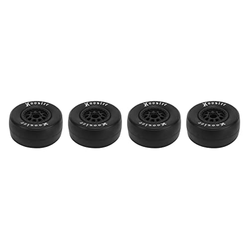 4 Stücke 1/10 Skala RC Autoreifen Gummireifen Kunststoff Radnaben für 1/10 Off Road Fernbedienung Auto von Zhangpu