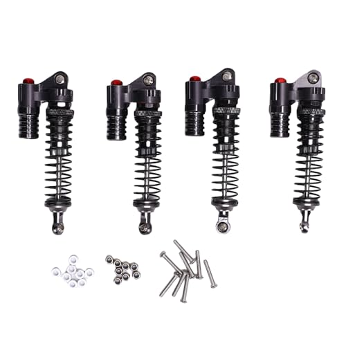 Zhangpu 4 Stück RC Stoßdämpfer Hochfeste Federn Stoßdämpfer Set Dämpfer, Unterdruckstoßdämpfer für 1/10 RC Auto -LKW Zhangpu 4 Stück RC Stoßdämpfer Hochfeste Federn Stoßdämpfer Set Dämpfer, Unterdruckstoßdämpfer für 1/10 RC Auto -LKW von Zhangpu