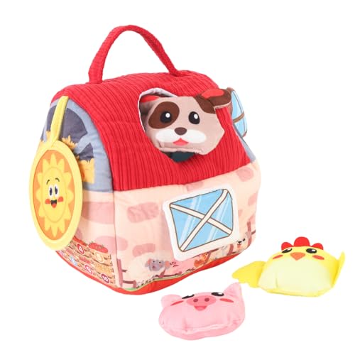 Zhangpu Baby Farm Plüsch Scheune mit Ausgestopften Tieren, Weiches Spielzeug Interaktiver Entwicklungsstalltierspielzeug für Baby Zhangpu Baby Farm Plüsch Scheune mit Ausgestopften Tieren, Weiches Spielzeug Interaktiver Entwicklungsstalltierspielzeug für Baby von Zhangpu