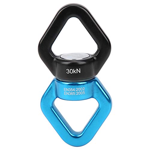 Zhangpu Klettersicherheitsschutzdrehgerät Schwung 360 ° Rotatoren Hanging Accessoire für Yoga (Schwarzblau) von Zhangpu