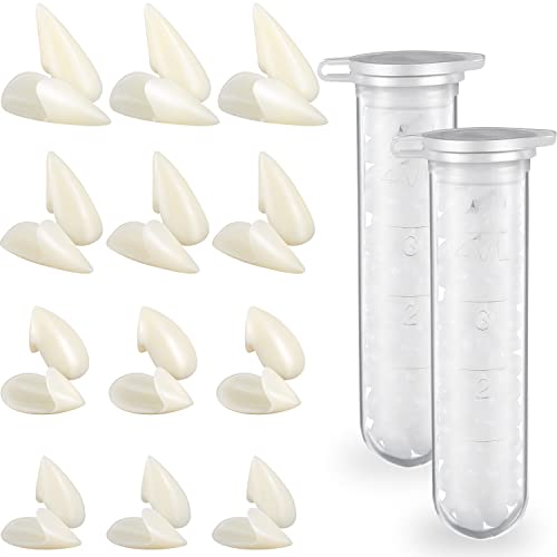 12 Paar Vampir Zähne Kostüm 4 Größe Fangs Gefälschte Zähne mit 2 Pellets für Cosplay Party Requisiten Halloween Gefälligkeiten 12 Paar Vampir Zähne Kostüm 4 Größe Fangs Gefälschte Zähne mit 2 Pellets für Cosplay Party Requisiten Halloween Gefälligkeiten von Zhanmai