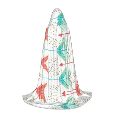 Zhengjia Halloween Kapuzenumhang Hexe Cosplay Zubehör Erwachsene/Kinder Kostüm für Maskerade, Halloween, Familienfeier von Zhengjia