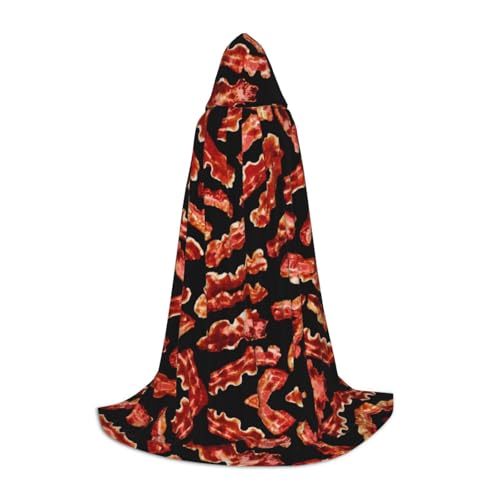Zhengjia Halloween-Kapuzenumhang mit Speckmuster, Hexe, Cosplay-Zubehör, Erwachsene/Kinder, Kostüm für Maskerade, Halloween, Familienfeier von Zhengjia