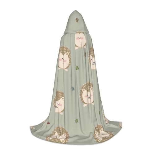 Zhengjia Halloween-Kapuzenumhang mit vielen Igeln, Hexen-Zubehör, Erwachsene/Kinder-Kostüm, für Maskerade, Halloween, Familienfeier Zhengjia Halloween-Kapuzenumhang mit vielen Igeln, Hexen-Zubehör, Erwachsene/Kinder-Kostüm, für Maskerade, Halloween, Familienfeier von Zhengjia