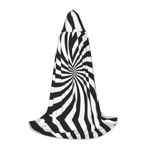 Zhengjia Halloween-Umhang mit Kapuze, Hexe, Cosplay-Zubehör, Erwachsene/Kinder, Kostüm für Maskerade, Halloween, Familienfeier, Weiß / Schwarz Zhengjia Halloween-Umhang mit Kapuze, Hexe, Cosplay-Zubehör, Erwachsene/Kinder, Kostüm für Maskerade, Halloween, Familienfeier, Weiß / Schwarz von Zhengjia