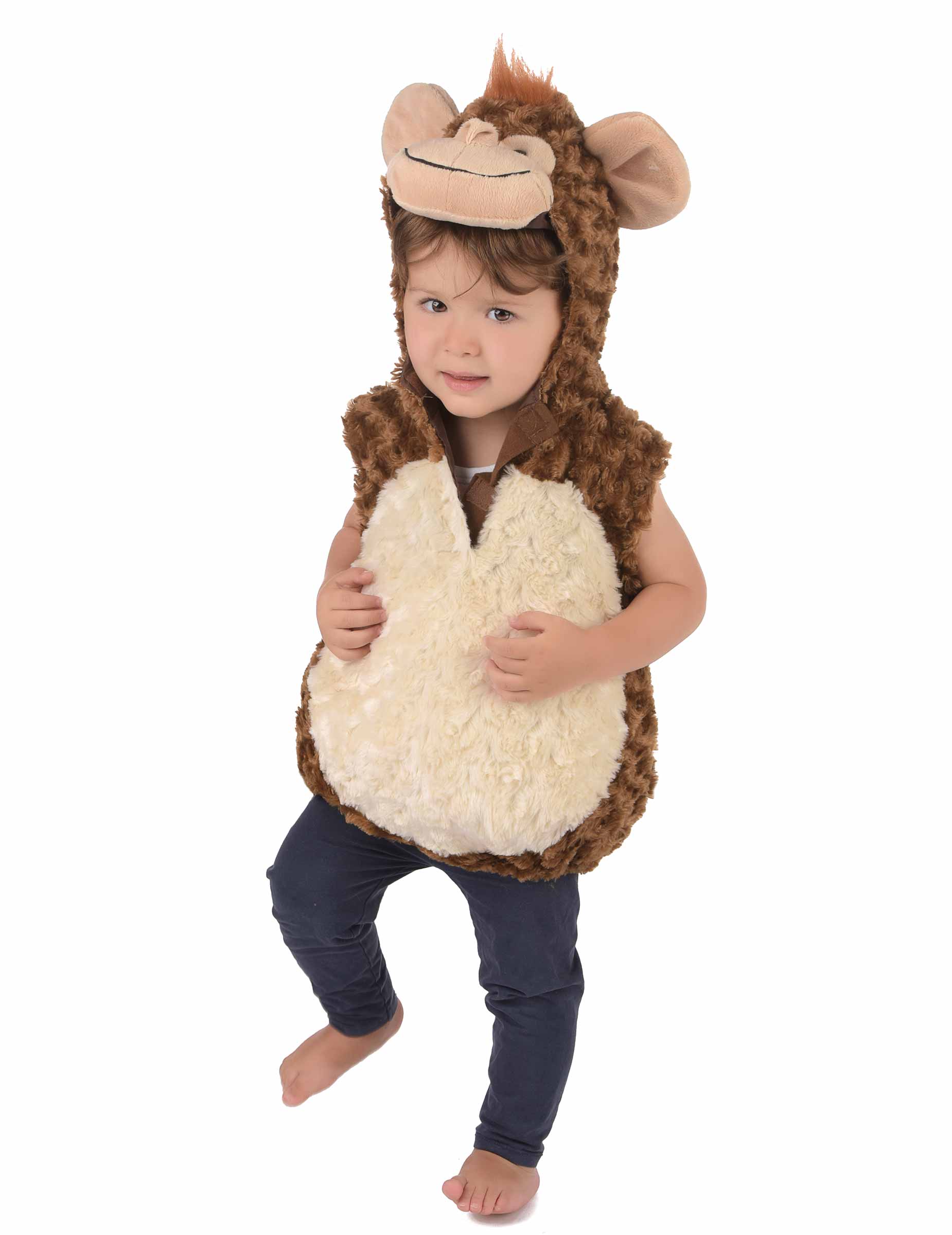 Affen-Kinderkostüm braun Affen-Kinderkostüm braun von KARNEVAL-MEGASTORE