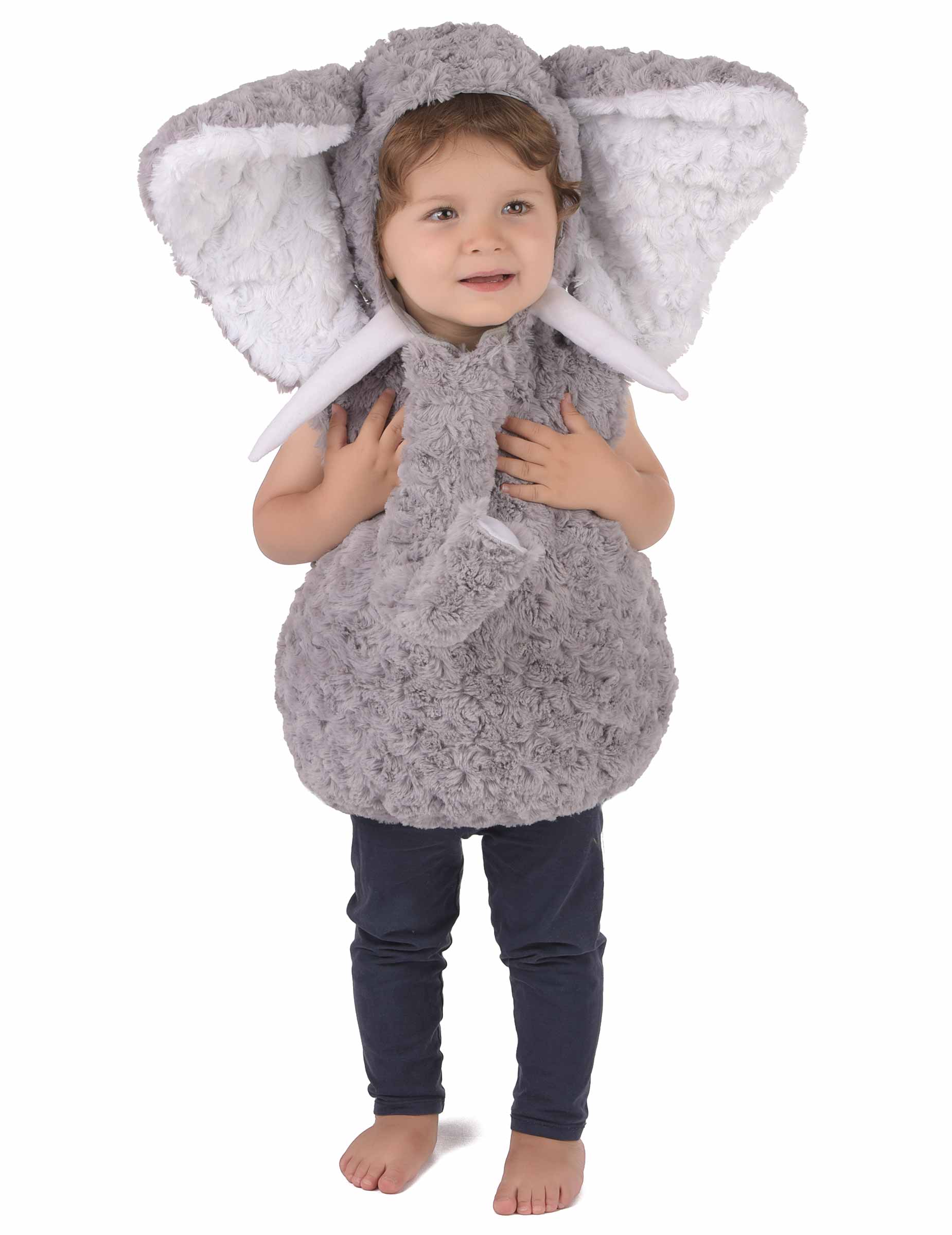Elefanten-Kinderkostüm grau Elefanten-Kinderkostüm grau von KARNEVAL-MEGASTORE