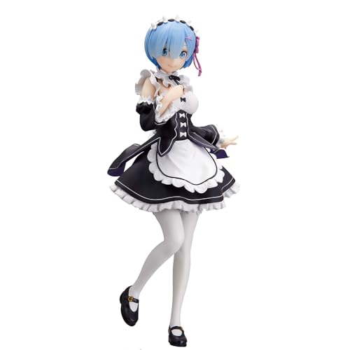 Zhifly Anime Rem Figur Statue Remu Maid Outfit Actionfigur PVC Stehende Pose Modell Cartoon Charakter Skulptur Desktop Dekoration Ornamente Sammlerstück Zhifly Anime Rem Figur Statue Remu Maid Outfit Actionfigur PVC Stehende Pose Modell Cartoon Charakter Skulptur Desktop Dekoration Ornamente Sammlerstück von Zhifly
