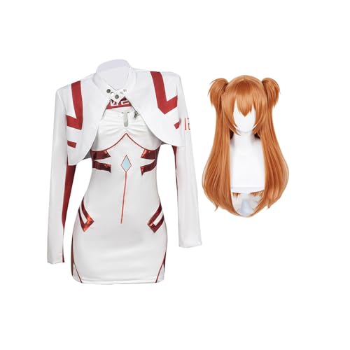 Zhifly Asuka Langley Soryu Cosplay Kostüm Ayanami Rei Cosplay Biker Anzug Jacke Anime Bodysuit Outfit Damenkleider für Halloween Party Zhifly Asuka Langley Soryu Cosplay Kostüm Ayanami Rei Cosplay Biker Anzug Jacke Anime Bodysuit Outfit Damenkleider für Halloween Party von Zhifly