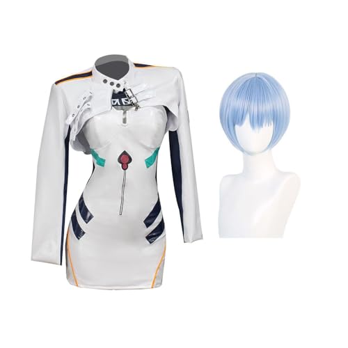 Zhifly Asuka Langley Soryu Cosplay Kostüm Ayanami Rei Cosplay Biker Anzug Jacke Anime Bodysuit Outfit Damenkleider für Halloween Party Zhifly Asuka Langley Soryu Cosplay Kostüm Ayanami Rei Cosplay Biker Anzug Jacke Anime Bodysuit Outfit Damenkleider für Halloween Party von Zhifly