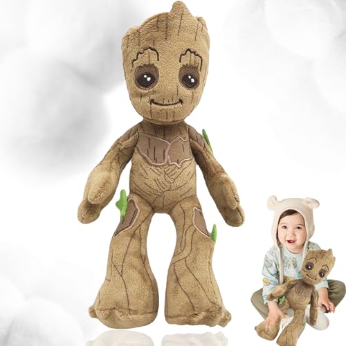 Groot Kuscheltier, 30cm Groot Plüschtier, Süßes weiches Plüsch-Wurfkissen, Weiches Plüsch Spielzeug, Kinder Kuscheltier Puppe Dekor, Groot Baum Mann Plushie für Kinder Geburtstag Party Geschenk Groot Kuscheltier, 30cm Groot Plüschtier, Süßes weiches Plüsch-Wurfkissen, Weiches Plüsch Spielzeug, Kinder Kuscheltier Puppe Dekor, Groot Baum Mann Plushie für Kinder Geburtstag Party Geschenk von Zhlearda