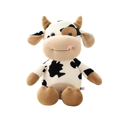 Zhlearda Kuh Plüschtier, 30cm Kühe Kawaii Kuscheltier, Tierische Kuh Kuscheltier Plüschtier, Cute Cartoon Plushies, Weicher, Flauschiger Kuh Puppe Spielzeug für Erwachsene und Kinder Geschenke Zhlearda Kuh Plüschtier, 30cm Kühe Kawaii Kuscheltier, Tierische Kuh Kuscheltier Plüschtier, Cute Cartoon Plushies, Weicher, Flauschiger Kuh Puppe Spielzeug für Erwachsene und Kinder Geschenke von Zhlearda