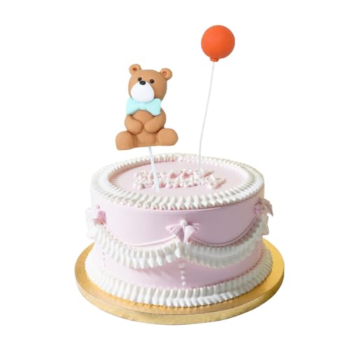 Teddybär Kuchen Dekoration, Teddybär Geburtstagstorte Deko, Baby Dusche Kuchen Dekorationen, DIY Kuchen Kugeln Dekoration für Jungen Mädchen Gender Reveal Party Deko Babyparty Hochzeitstag Teddybär Kuchen Dekoration, Teddybär Geburtstagstorte Deko, Baby Dusche Kuchen Dekorationen, DIY Kuchen Kugeln Dekoration für Jungen Mädchen Gender Reveal Party Deko Babyparty Hochzeitstag von Zhlearda