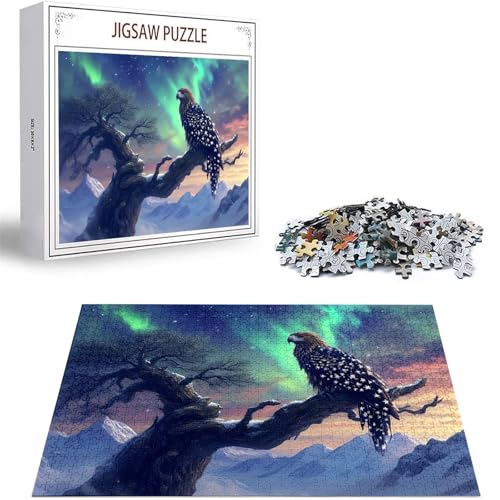 Puzzle 100 Teile Aurora Puzzle Erwachsene, DIY Groß Puzzelmatten, Holzpuzzle für Erwachsene und Kinder ab 12 Jahren Wooden Jigsaw Adler Geschicklichkeitsspiel für Die Ganze Familie, Geschenke D-287 Puzzle 100 Teile Aurora Puzzle Erwachsene, DIY Groß Puzzelmatten, Holzpuzzle für Erwachsene und Kinder ab 12 Jahren Wooden Jigsaw Adler Geschicklichkeitsspiel für Die Ganze Familie, Geschenke D-287 von Zhlpjecc