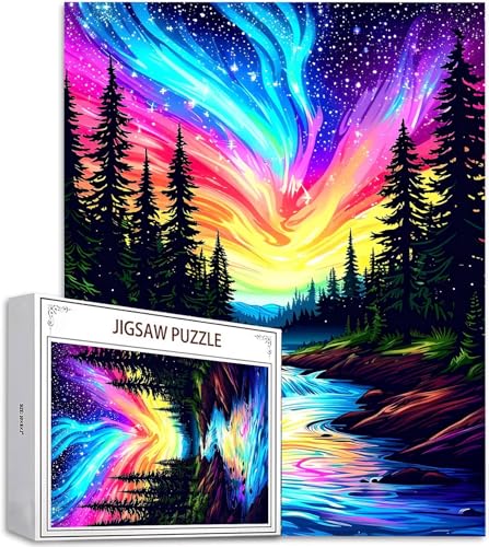 Puzzle 100 Teile Aurora Puzzle Erwachsene, Groß Puzzelmatten, Holzpuzzle für Erwachsene und Kinder ab 12 Jahren Wooden Jigsaw Landschaft Geschicklichkeitsspiel für Die Ganze Familie, Geschenke D-746 Puzzle 100 Teile Aurora Puzzle Erwachsene, Groß Puzzelmatten, Holzpuzzle für Erwachsene und Kinder ab 12 Jahren Wooden Jigsaw Landschaft Geschicklichkeitsspiel für Die Ganze Familie, Geschenke D-746 von Zhlpjecc