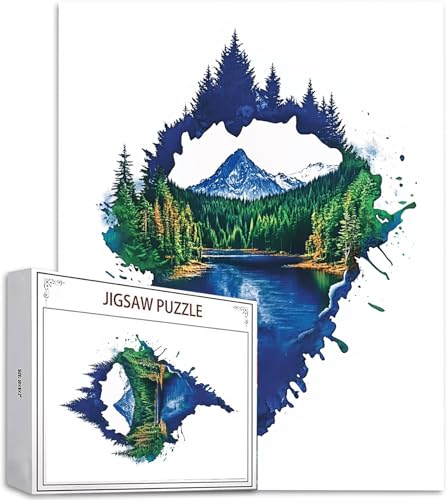 Puzzle 100 Teile Berg Puzzle Erwachsene, DIY Groß Puzzelmatten, Holzpuzzle für Erwachsene und Kinder ab 12 Jahren Wooden Jigsaw Landschaft Geschicklichkeitsspiel für Die Ganze Familie, Geschenke D-891 Puzzle 100 Teile Berg Puzzle Erwachsene, DIY Groß Puzzelmatten, Holzpuzzle für Erwachsene und Kinder ab 12 Jahren Wooden Jigsaw Landschaft Geschicklichkeitsspiel für Die Ganze Familie, Geschenke D-891 von Zhlpjecc