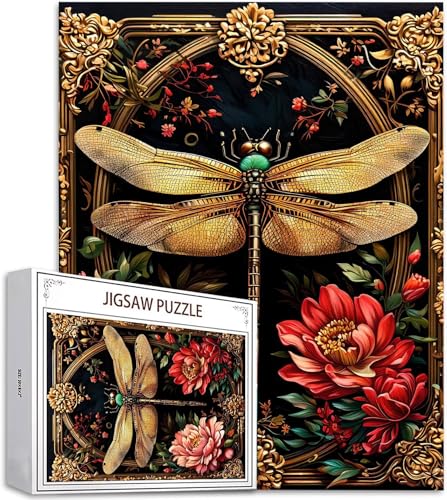 Puzzle 100 Teile Blume Puzzle Erwachsene, DIY Groß Puzzelmatten, Holzpuzzle für Erwachsene und Kinder ab 12 Jahren Wooden Jigsaw Libelle Geschicklichkeitsspiel für Die Ganze Familie, Geschenke D-720 Puzzle 100 Teile Blume Puzzle Erwachsene, DIY Groß Puzzelmatten, Holzpuzzle für Erwachsene und Kinder ab 12 Jahren Wooden Jigsaw Libelle Geschicklichkeitsspiel für Die Ganze Familie, Geschenke D-720 von Zhlpjecc