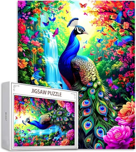 Puzzle 100 Teile Blume Puzzle Erwachsene, DIY Groß Puzzelmatten, Holzpuzzle für Erwachsene und Kinder ab 12 Jahren Wooden Jigsaw Pfau Geschicklichkeitsspiel für Die Ganze Familie, Geschenke D-698 Puzzle 100 Teile Blume Puzzle Erwachsene, DIY Groß Puzzelmatten, Holzpuzzle für Erwachsene und Kinder ab 12 Jahren Wooden Jigsaw Pfau Geschicklichkeitsspiel für Die Ganze Familie, Geschenke D-698 von Zhlpjecc