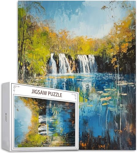 Puzzle 100 Teile Fallen Puzzle Erwachsene, Groß Puzzelmatten, Holzpuzzle für Erwachsene und Kinder ab 12 Jahren Wooden Jigsaw Landschaft Geschicklichkeitsspiel für Die Ganze Familie, Geschenke D-864 Puzzle 100 Teile Fallen Puzzle Erwachsene, Groß Puzzelmatten, Holzpuzzle für Erwachsene und Kinder ab 12 Jahren Wooden Jigsaw Landschaft Geschicklichkeitsspiel für Die Ganze Familie, Geschenke D-864 von Zhlpjecc