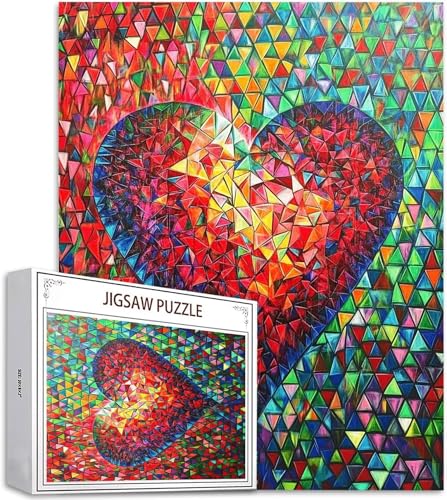 Puzzle 100 Teile Farbe Puzzle Erwachsene, DIY Groß Puzzelmatten, Holzpuzzle für Erwachsene und Kinder ab 12 Jahren Wooden Jigsaw Liebe Geschicklichkeitsspiel für Die Ganze Familie, Geschenke D-515 Puzzle 100 Teile Farbe Puzzle Erwachsene, DIY Groß Puzzelmatten, Holzpuzzle für Erwachsene und Kinder ab 12 Jahren Wooden Jigsaw Liebe Geschicklichkeitsspiel für Die Ganze Familie, Geschenke D-515 von Zhlpjecc