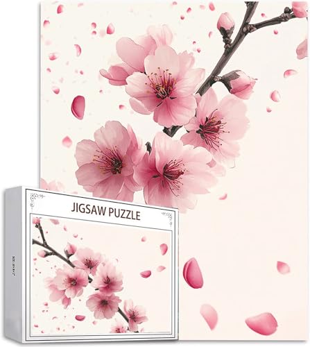 Puzzle 100 Teile Kirschblüten Puzzle Erwachsene, DIY Puzzelmatten, Holzpuzzle für Erwachsene und Kinder ab 12 Jahren Wooden Jigsaw Blume Geschicklichkeitsspiel für Die Ganze Familie, Geschenke D-961 Puzzle 100 Teile Kirschblüten Puzzle Erwachsene, DIY Puzzelmatten, Holzpuzzle für Erwachsene und Kinder ab 12 Jahren Wooden Jigsaw Blume Geschicklichkeitsspiel für Die Ganze Familie, Geschenke D-961 von Zhlpjecc