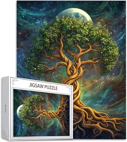 Puzzle 100 Teile Mond Puzzle Erwachsene, DIY Groß Puzzelmatten, Holzpuzzle für Erwachsene und Kinder ab 12 Jahren Wooden Jigsaw Baum des Lebens Geschicklichkeitsspiel für Die Ganze Familie D-986 Puzzle 100 Teile Mond Puzzle Erwachsene, DIY Groß Puzzelmatten, Holzpuzzle für Erwachsene und Kinder ab 12 Jahren Wooden Jigsaw Baum des Lebens Geschicklichkeitsspiel für Die Ganze Familie D-986 von Zhlpjecc