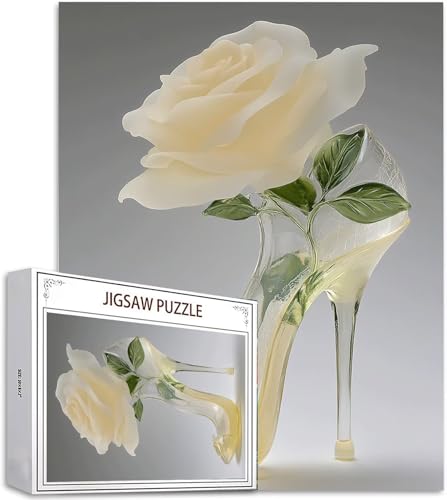 Puzzle 100 Teile Rose Puzzle Erwachsene, DIY Groß Puzzelmatten, Holzpuzzle für Erwachsene und Kinder ab 12 Jahren Wooden Jigsaw Kristall-Hausschuhe Geschicklichkeitsspiel für Die Ganze Familie, D-816 Puzzle 100 Teile Rose Puzzle Erwachsene, DIY Groß Puzzelmatten, Holzpuzzle für Erwachsene und Kinder ab 12 Jahren Wooden Jigsaw Kristall-Hausschuhe Geschicklichkeitsspiel für Die Ganze Familie, D-816 von Zhlpjecc
