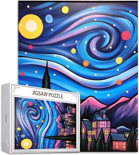 Puzzle 100 Teile Sternenhimmel Puzzle Erwachsene, DIY Groß Puzzelmatten, Holzpuzzle für Erwachsene und Kinder ab 12 Jahren Wooden Jigsaw Landschaft Geschicklichkeitsspiel für Die Ganze Familie, D-944 Puzzle 100 Teile Sternenhimmel Puzzle Erwachsene, DIY Groß Puzzelmatten, Holzpuzzle für Erwachsene und Kinder ab 12 Jahren Wooden Jigsaw Landschaft Geschicklichkeitsspiel für Die Ganze Familie, D-944 von Zhlpjecc