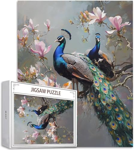 Puzzle 100 Teile Tier Puzzle Erwachsene, DIY Groß Puzzelmatten, Holzpuzzle für Erwachsene und Kinder ab 12 Jahren Wooden Jigsaw Pfau Geschicklichkeitsspiel für Die Ganze Familie, Geschenke D-603 Puzzle 100 Teile Tier Puzzle Erwachsene, DIY Groß Puzzelmatten, Holzpuzzle für Erwachsene und Kinder ab 12 Jahren Wooden Jigsaw Pfau Geschicklichkeitsspiel für Die Ganze Familie, Geschenke D-603 von Zhlpjecc