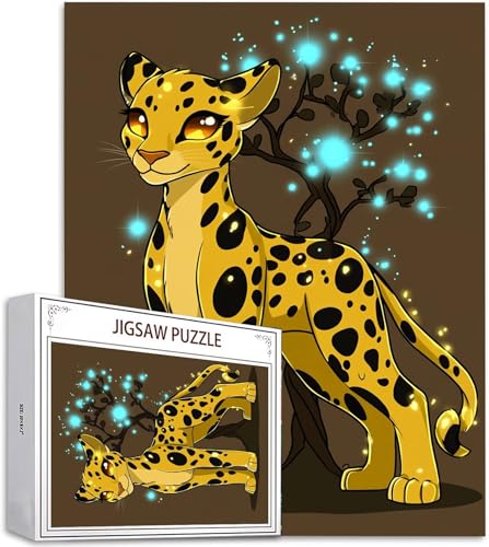 Puzzle 100 Teile Traum Puzzle Erwachsene, DIY Groß Puzzelmatten, Holzpuzzle für Erwachsene und Kinder ab 12 Jahren Wooden Jigsaw Leopard Geschicklichkeitsspiel für Die Ganze Familie, Geschenke D-820 Puzzle 100 Teile Traum Puzzle Erwachsene, DIY Groß Puzzelmatten, Holzpuzzle für Erwachsene und Kinder ab 12 Jahren Wooden Jigsaw Leopard Geschicklichkeitsspiel für Die Ganze Familie, Geschenke D-820 von Zhlpjecc