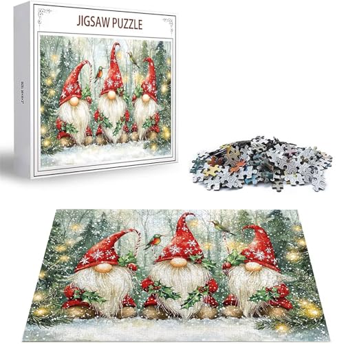 Puzzle 100 Teile Weihnachten Puzzle Erwachsene, Groß Puzzelmatten, Holzpuzzle für Erwachsene und Kinder ab 12 Jahren Wooden Jigsaw Zwerg Geschicklichkeitsspiel für Die Ganze Familie, Geschenke D-438 Puzzle 100 Teile Weihnachten Puzzle Erwachsene, Groß Puzzelmatten, Holzpuzzle für Erwachsene und Kinder ab 12 Jahren Wooden Jigsaw Zwerg Geschicklichkeitsspiel für Die Ganze Familie, Geschenke D-438 von Zhlpjecc
