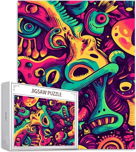 Puzzle 1000 Teile Abstrakt Puzzle Erwachsene, DIY Groß Puzzelmatten, Holzpuzzle für Erwachsene und Kinder ab 12 Jahren Wooden Jigsaw Farbe Geschicklichkeitsspiel für Die Ganze Familie, Geschenke D-540 Puzzle 1000 Teile Abstrakt Puzzle Erwachsene, DIY Groß Puzzelmatten, Holzpuzzle für Erwachsene und Kinder ab 12 Jahren Wooden Jigsaw Farbe Geschicklichkeitsspiel für Die Ganze Familie, Geschenke D-540 von Zhlpjecc