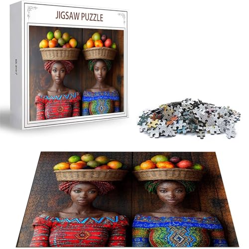 Puzzle 1000 Teile Afrika Puzzle Erwachsene, DIY Groß Puzzelmatten, Holzpuzzle für Erwachsene und Kinder ab 12 Jahren Wooden Jigsaw Frau Geschicklichkeitsspiel für Die Ganze Familie, Geschenke D-143 Puzzle 1000 Teile Afrika Puzzle Erwachsene, DIY Groß Puzzelmatten, Holzpuzzle für Erwachsene und Kinder ab 12 Jahren Wooden Jigsaw Frau Geschicklichkeitsspiel für Die Ganze Familie, Geschenke D-143 von Zhlpjecc